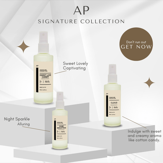 AP Signature Collection for Women 85ML Unisex Fresh Fruity Vanilla Sweet Scents Oil Based