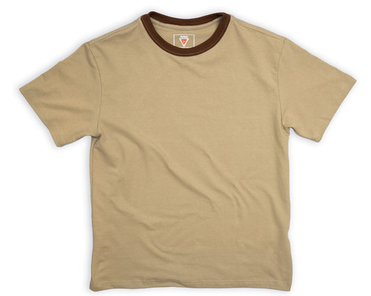 Arkon Heavy Premium Cotton Oversize Crewneck Shirt - Taupe